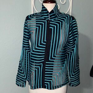 RARE Vintage like new Damee Inc ribbon mesh Jacket